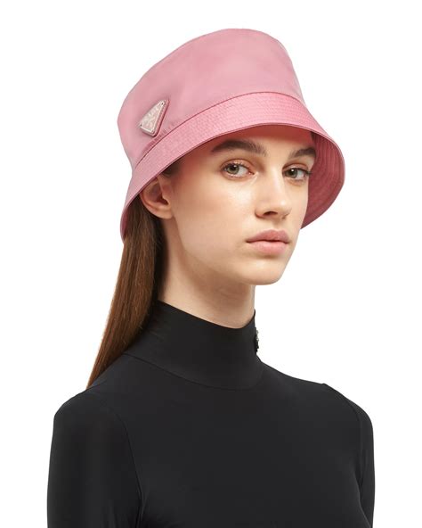 pink prada bucket hat|Prada bucket hat nylon.